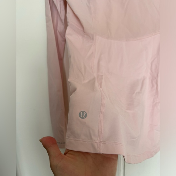 Lululemon Trail Bound 1/2 Zip Long-Sleeve Top - Strawberry Milkshake Size 4 - Picture 5 of 7